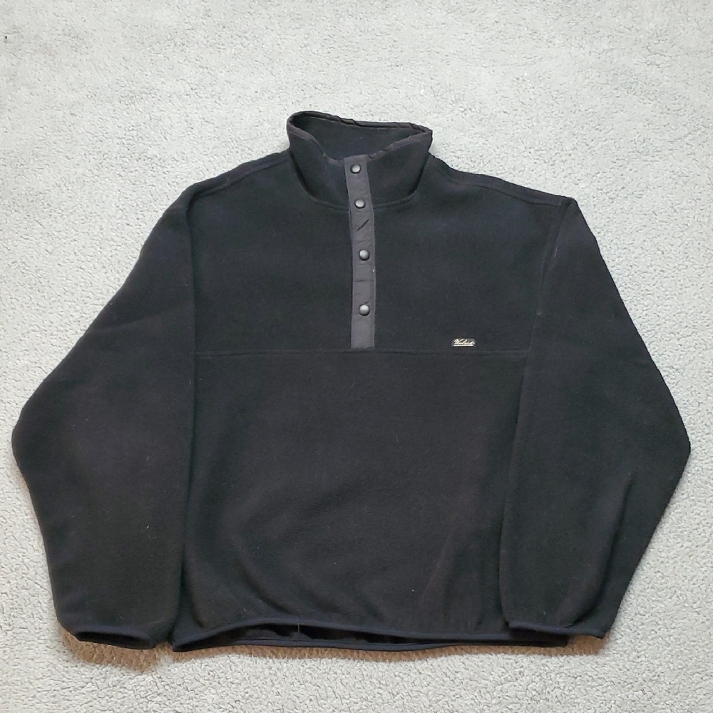 Woolrich Men's Black Zip Up Sweater Size L